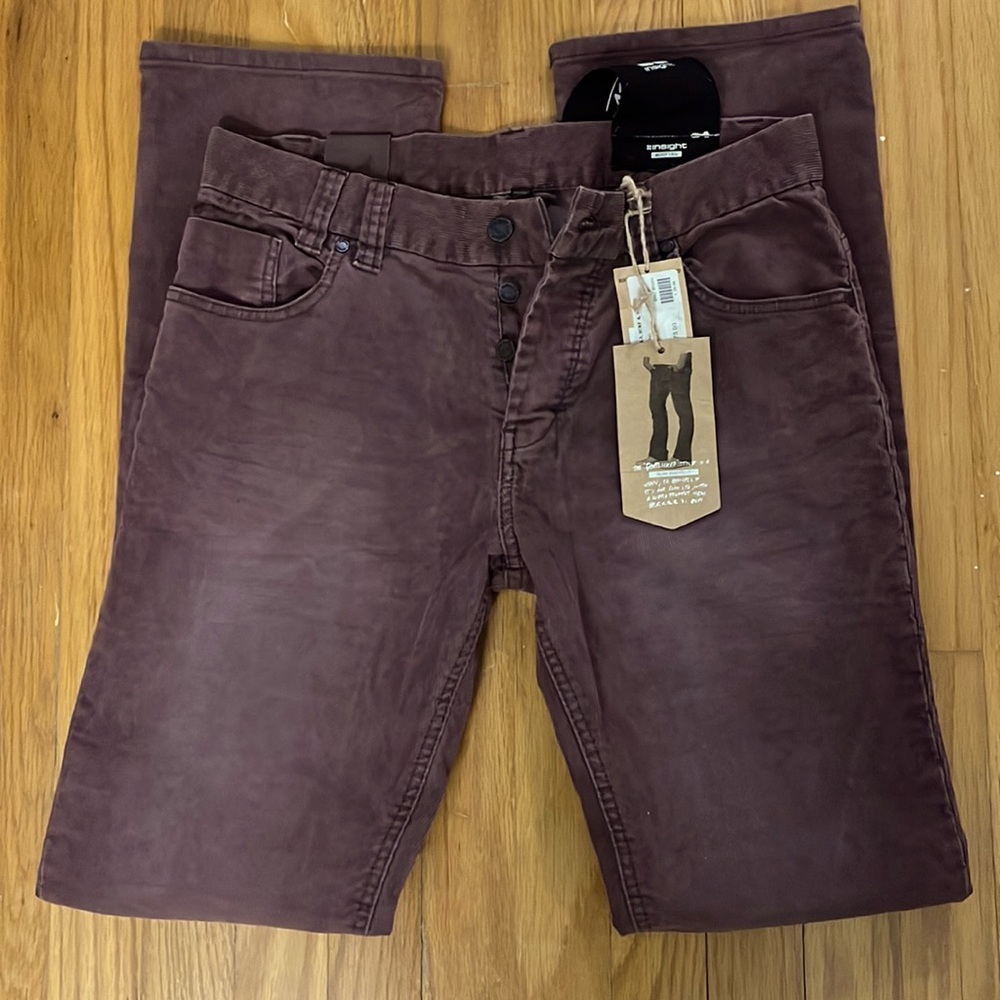 Insight Plum Colored bootcut Corduroys